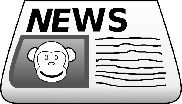 Revisionist - Clipart - Newspaper Clipart (600x343)