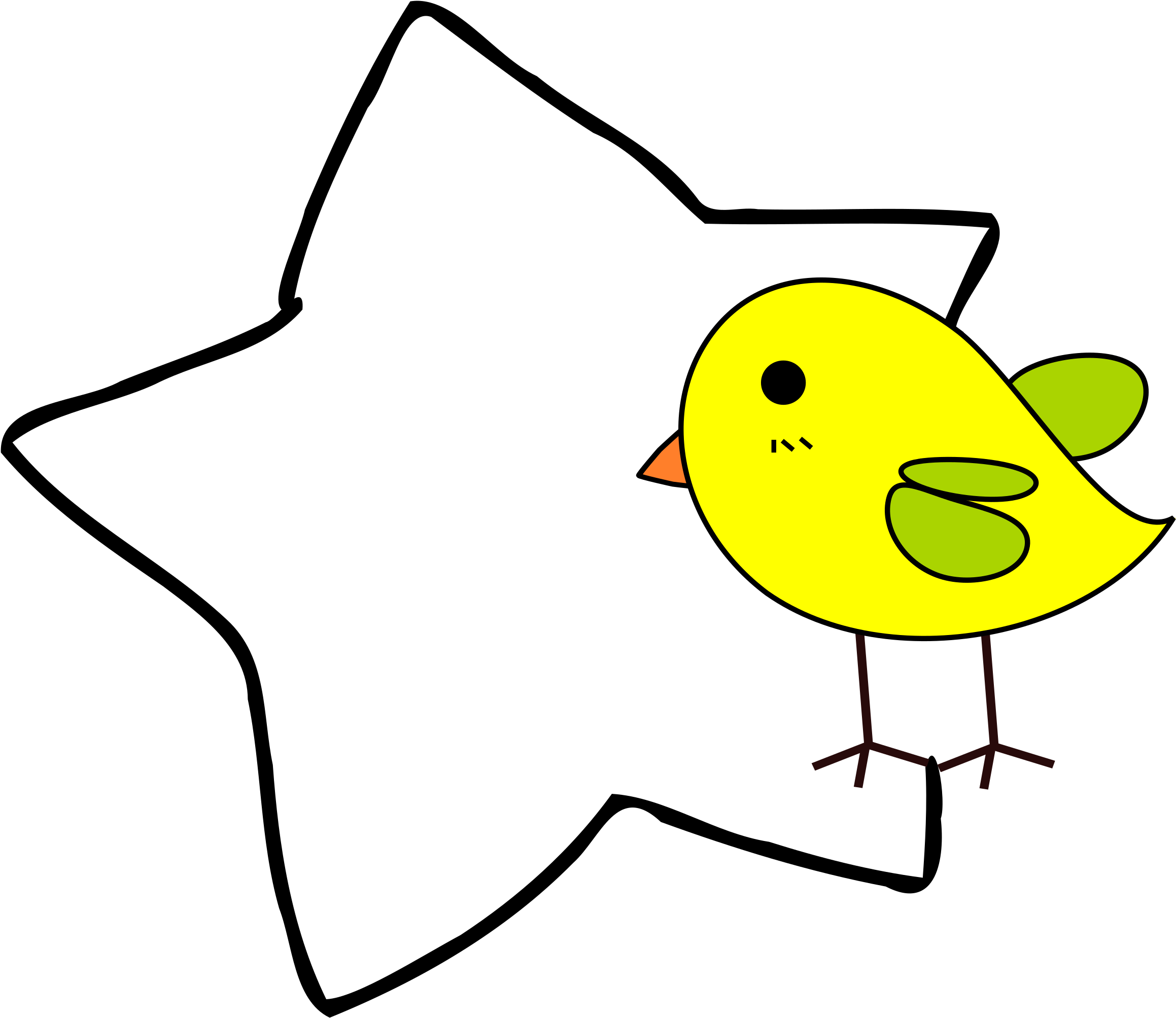 Clipart - Cute Memo Clipart (2400x2088)