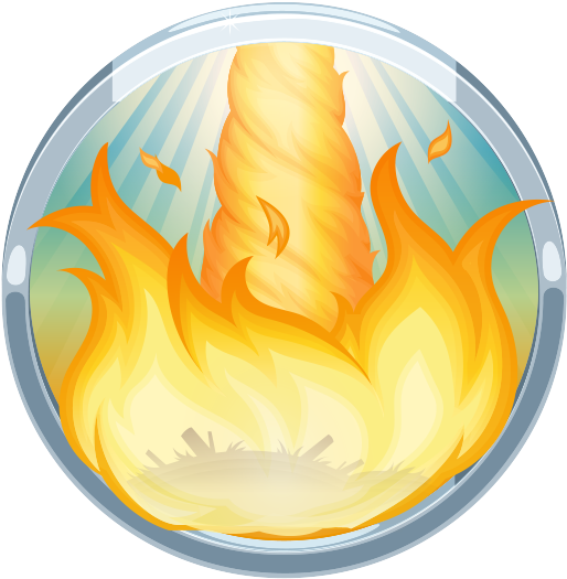 Fire From Heaven - Fire From Heaven Png (625x625)