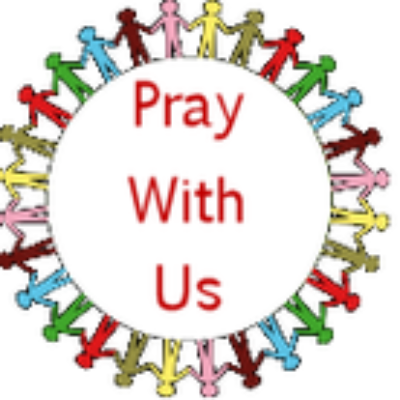 Prayer Service - People Holding Hands Around The World Black (400x400)
