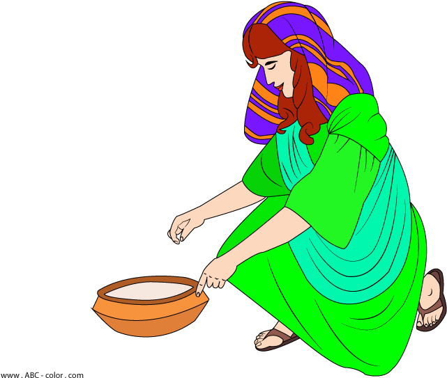 Gathering Manna Raster Clipart - Illustration (822x567)