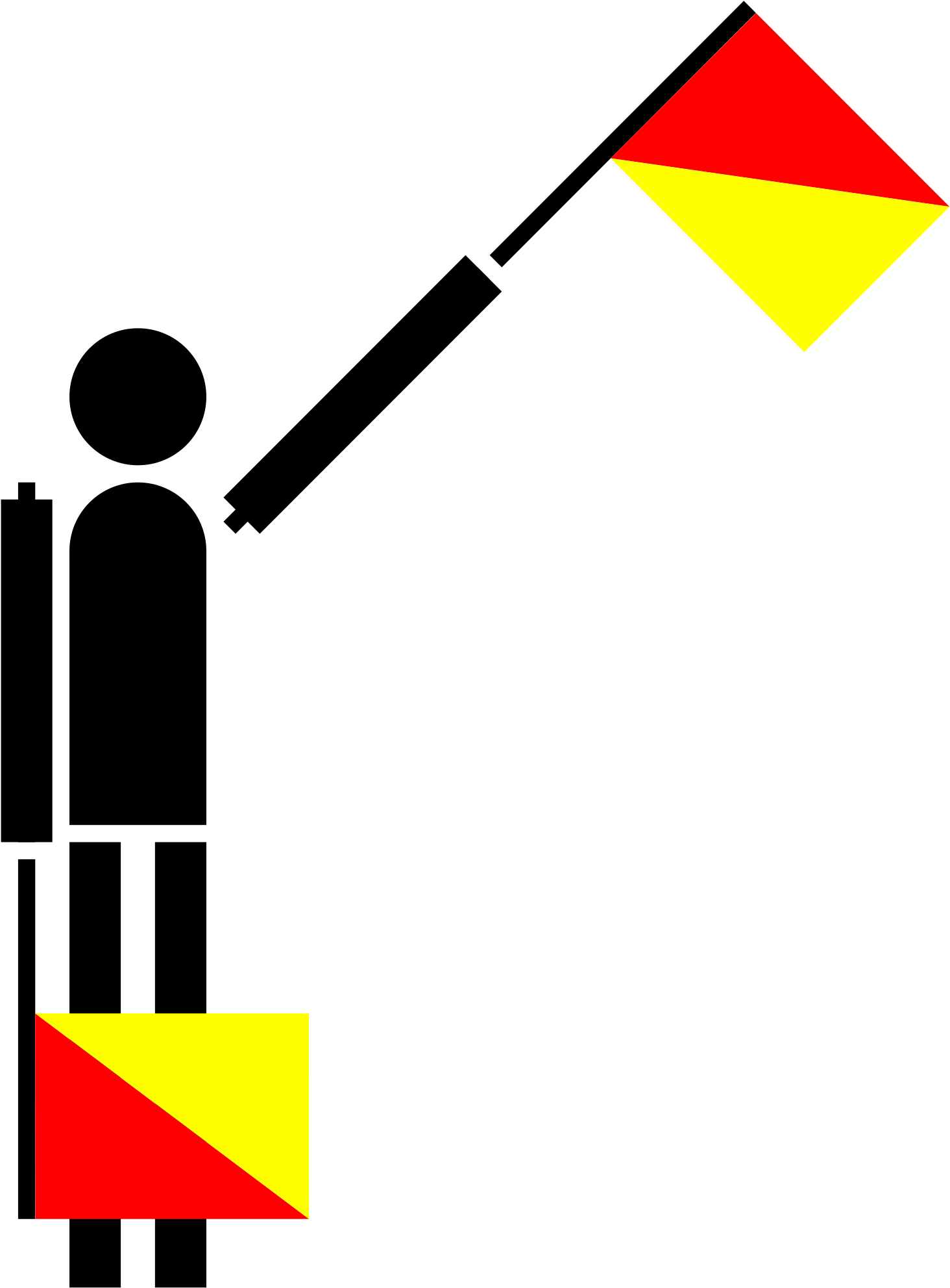 Choir Clipart Free Image Echo Clipart - Semaphore Flags (2637x2400)