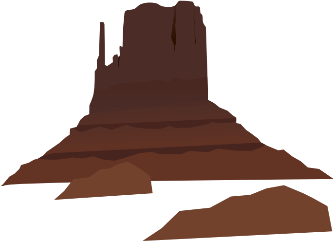 Clipart Info - Desert Mountain Clipart (1280x1243)