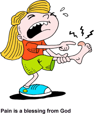Pain Blessing - Pain Clipart (330x400)