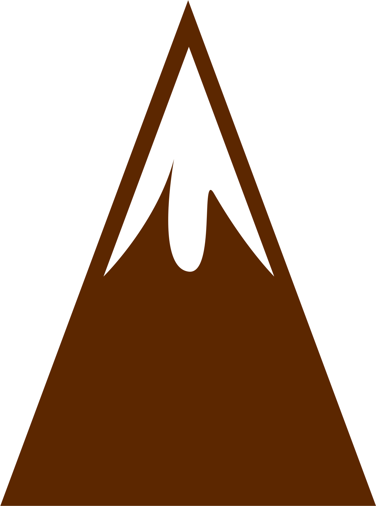 Clipart Mountain - Brown Mountain Clip Art (2400x2400)