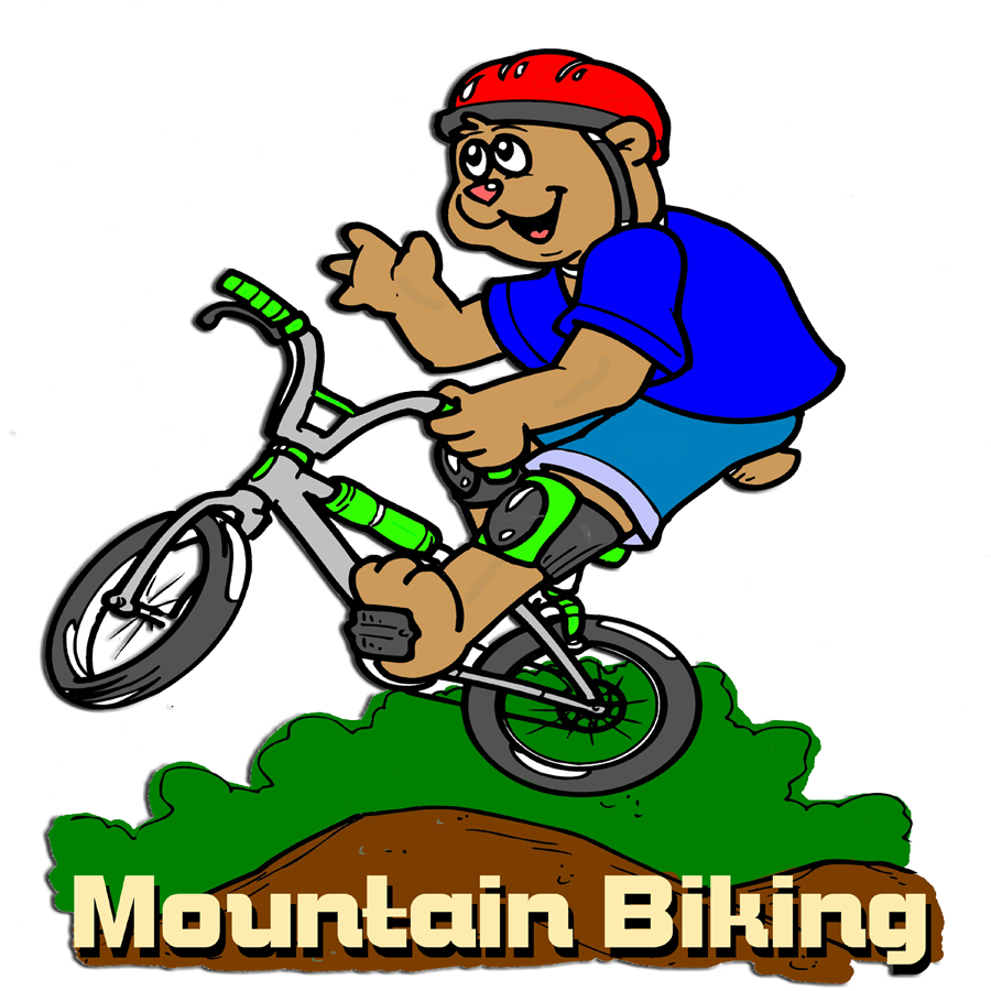Cartoon Bike Free Download Clip Art Free Clip Art On - Go Mountain Biking Cartoon (900x900)