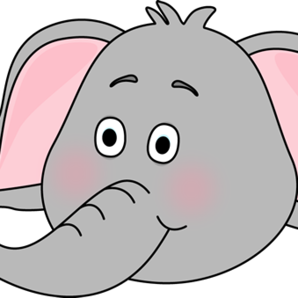 Elephant Face Clipart Elephant Face Clip Art Elephant - Elephant Picture For Preschool (1024x1024)