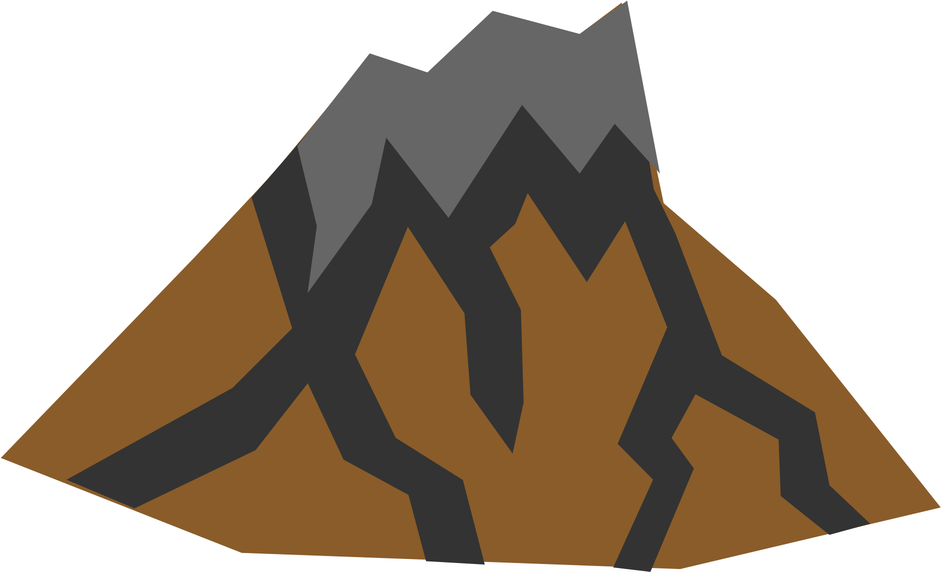 Volcano Clip Art Free Free Clipart Images - Dormant Volcano Clipart (2400x2400)