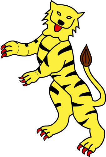 Mountain Clipart Images Free Photos - Tiger Coat Of Arms (348x500)