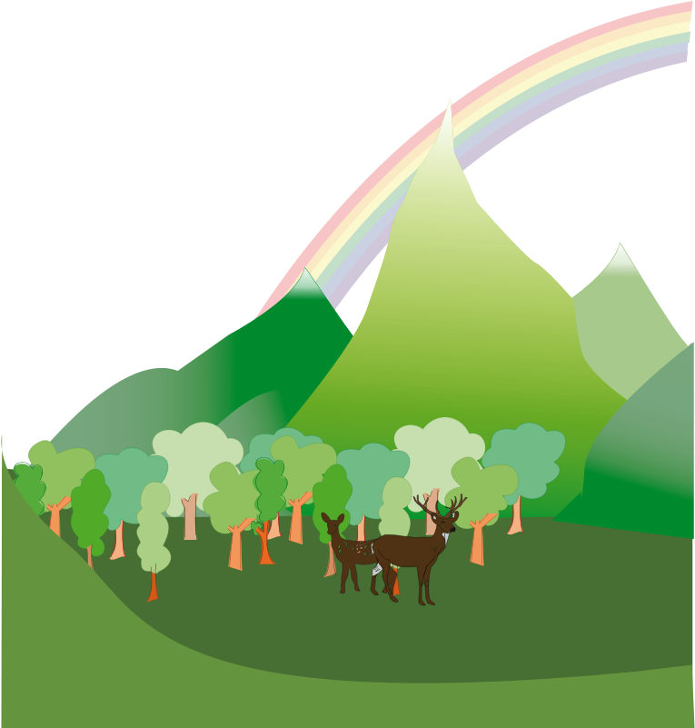 Clipart - Mountain - Green Mountain Clipart (958x1004)