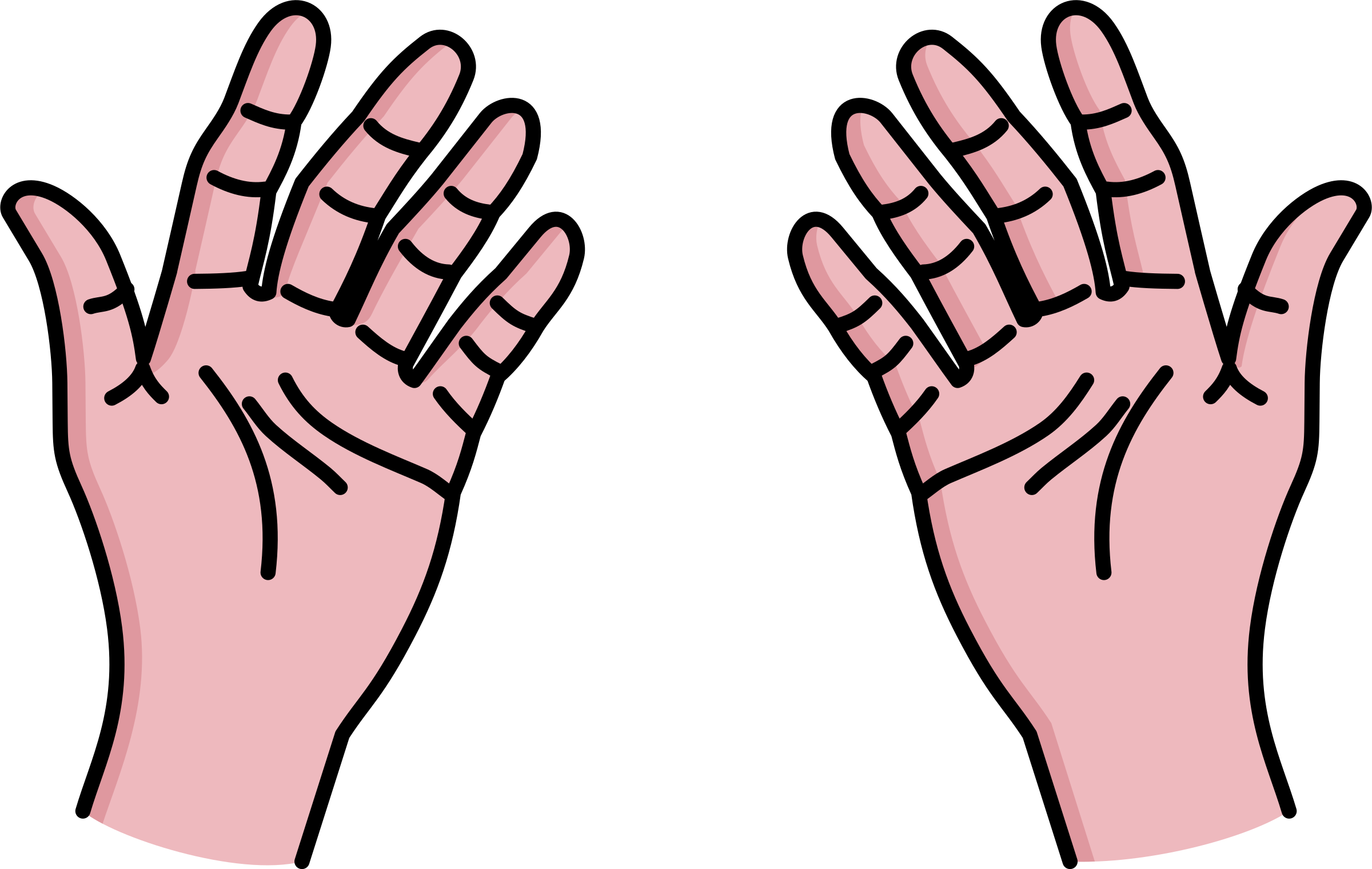 Praying Hands Caves Of Gargas Clip Art - Praying Hands Caves Of Gargas Clip Art (2400x1520)