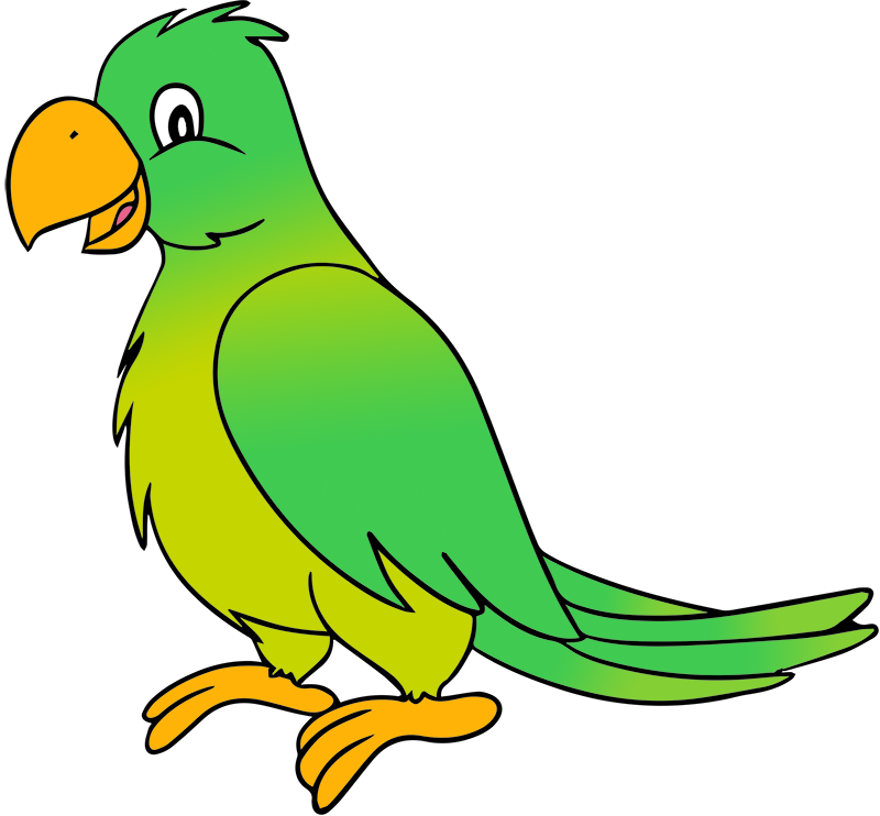 Free To Use Amp Public Domain Parrot Clip Art - Parrot Clipart No Background (800x742)