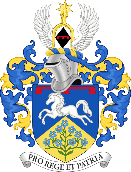 Coat Of Arms Of Peter Phillips - Emblem (440x575)