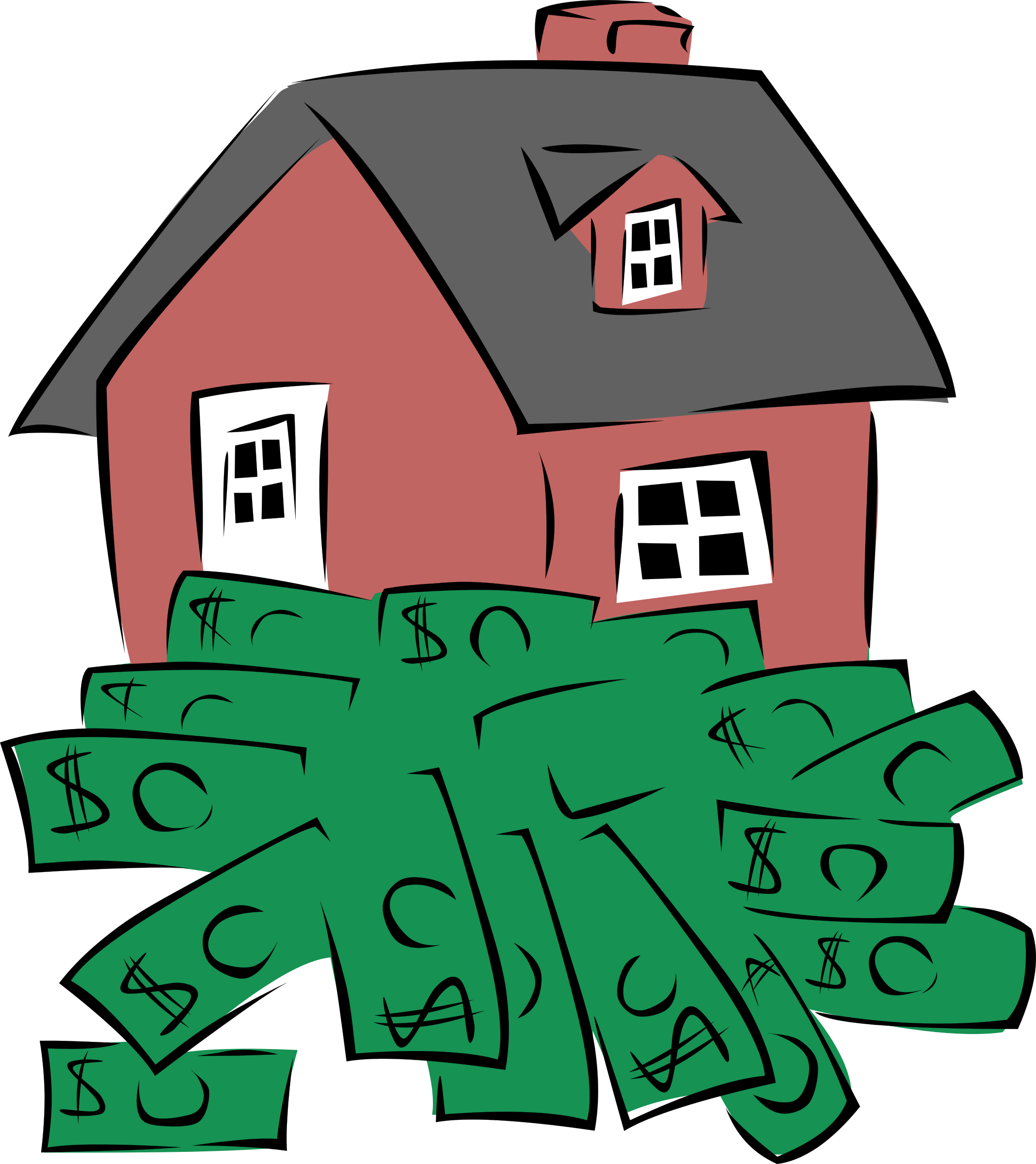 Money Clipart School - Money Clip Art (2137x2400)