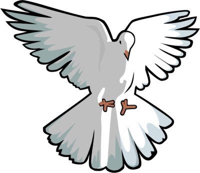 Simple Clipart Holy Spirit Truth Challenge Blog Archive - Simbolos Da Paz Pomba (400x346)