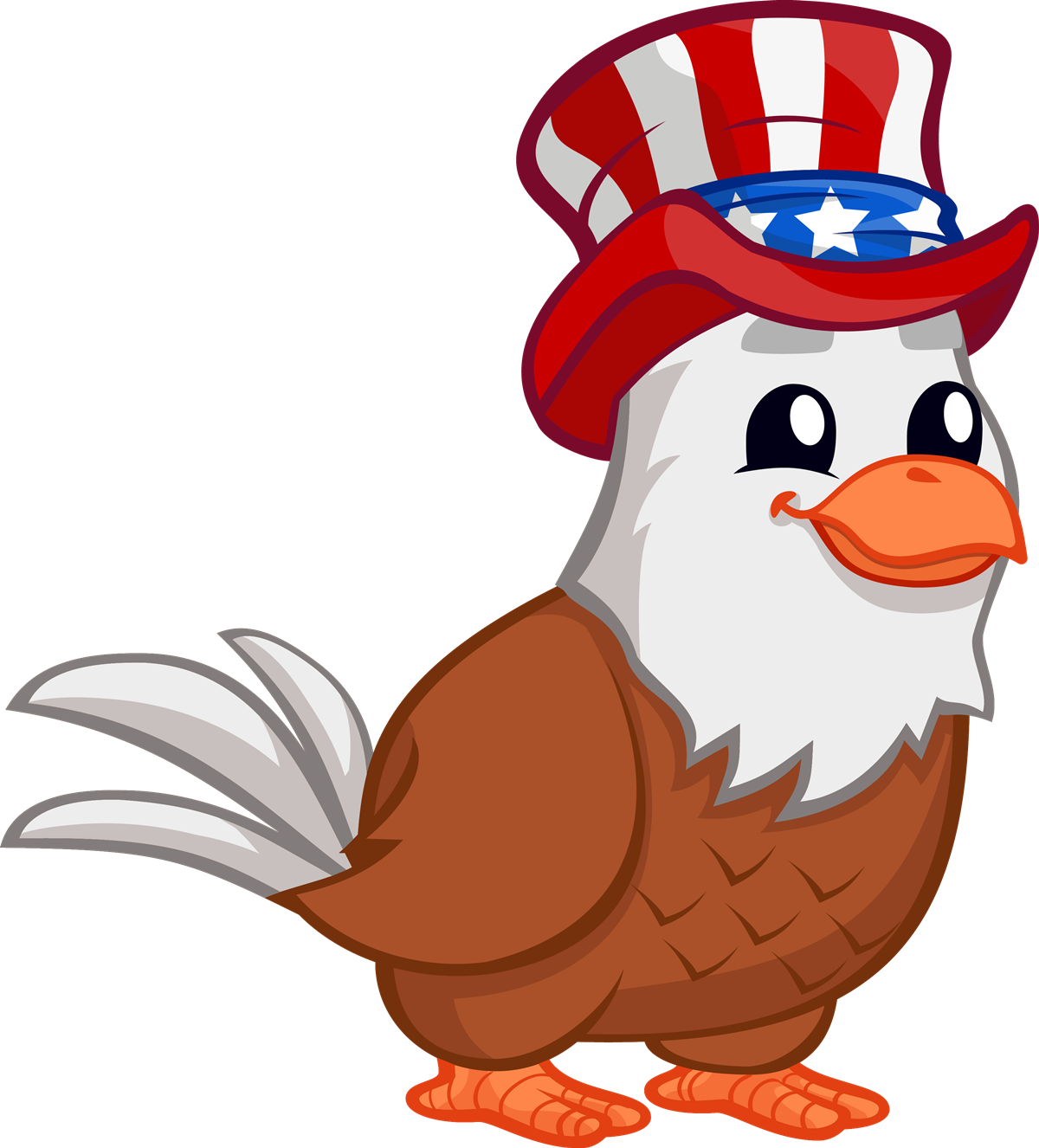 Free To Use & Public - Patriotic Eagle Clip Art (1200x1326)