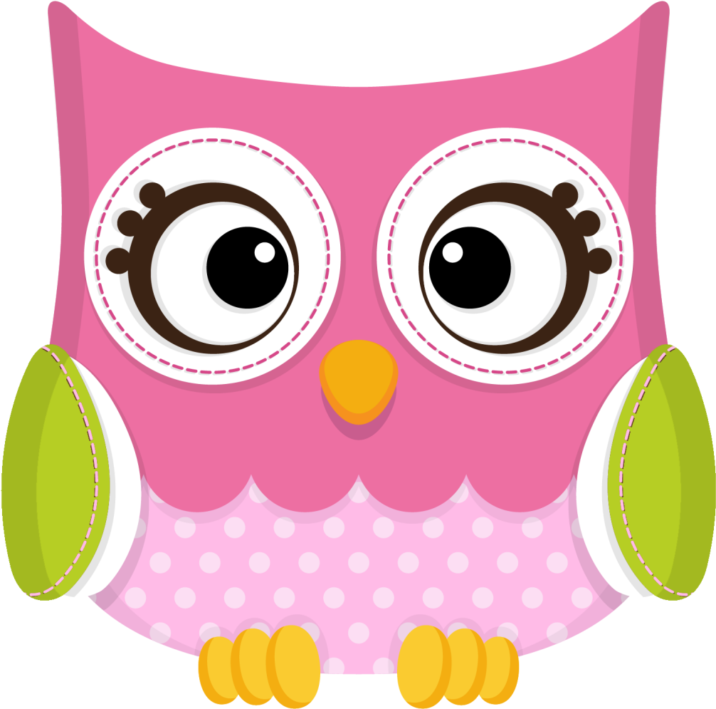 P's School Mascot Is The Owl - Girl Owl Clip Art (1024x1024)