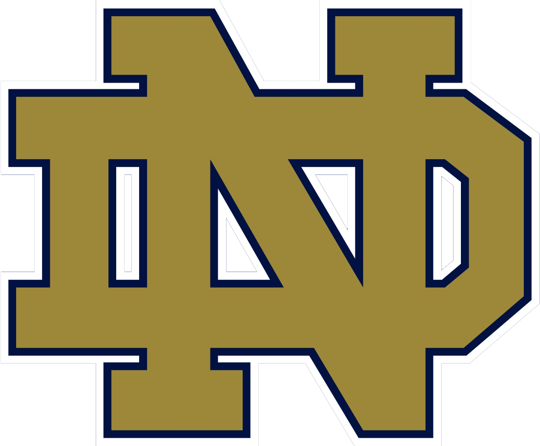 Notre Dame Football Clip Art - University Of Notre Dame (1105x1105)