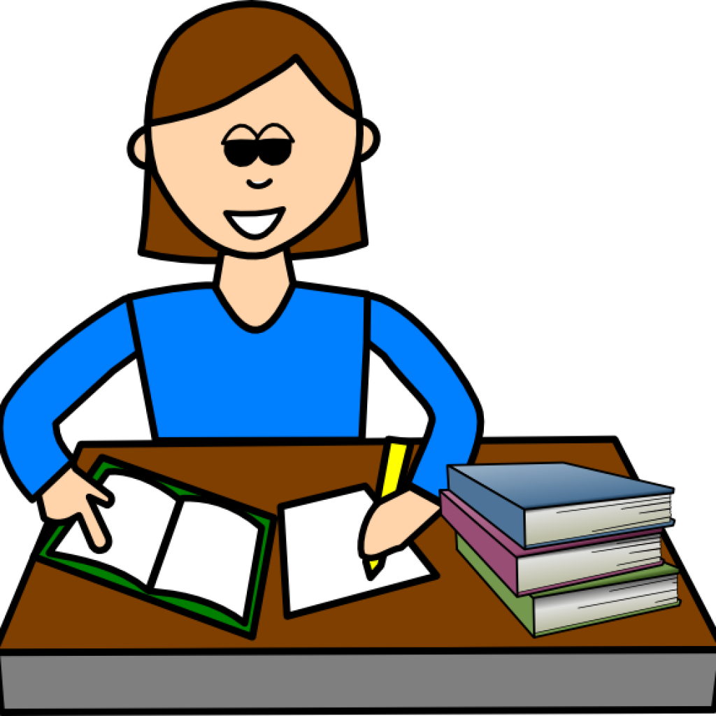 Study Clipart Study Clip Art At Clker Vector Clip Art - Writing Clipart (1024x1024)