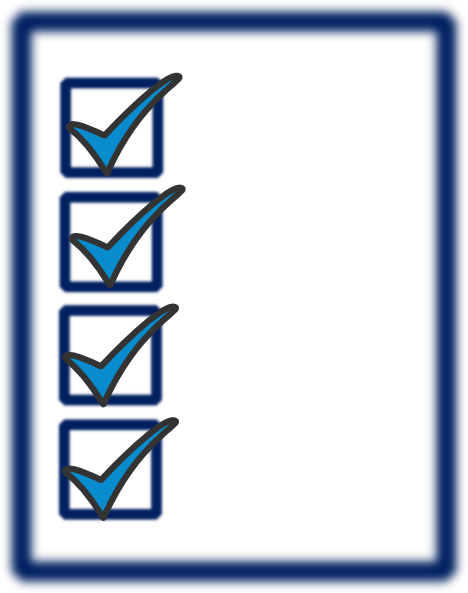 Checklist Clip Art Png (468x593)