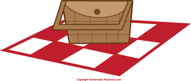 Picnic Clipart Preschool - Clip Art (628x267)