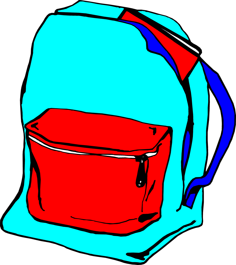 Read Book Bag Clipart - Bag Clipart Transparent Background (958x1075)