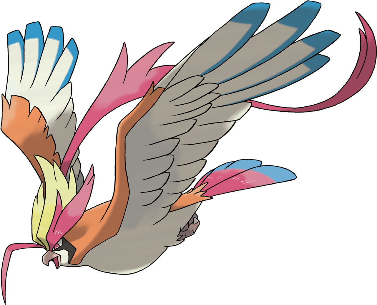 Clipart Jesus Bird - Mega Pidgeot Pokemon (1280x1280)
