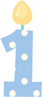 Folder - Minus - Blue Number One Png (269x460)