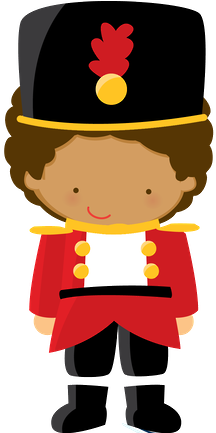 Christmas Toy Soldier Clip Art - Cascanueces Dibujo (286x432)