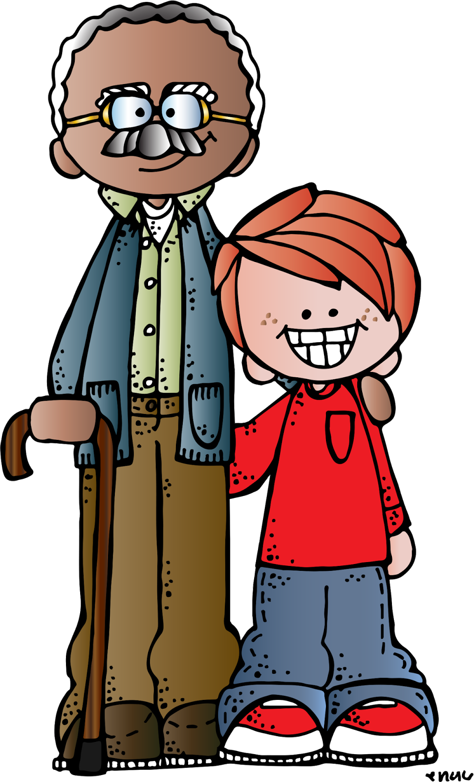 Clip Art - Abuelo Melonheadz (970x1600)