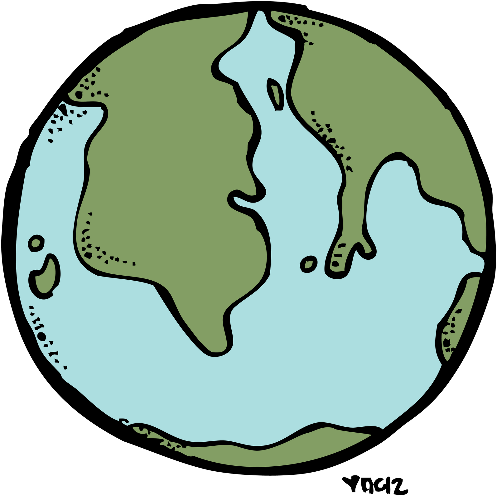 Temple Clipart Melonheadz - Earth Clipart Melonheadz (1600x1593)