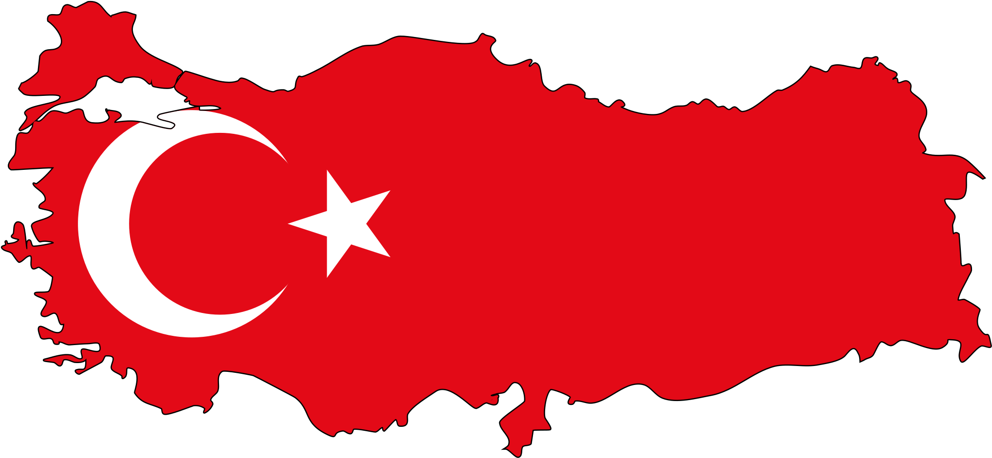 The Church's History In Turkey Actually Goes Back To - Turkey Flag On Country (2048x951)
