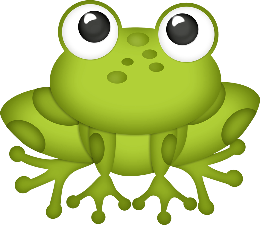 Garden Clipart, Frog Art, Frogs, Turtle, Cute Animal - Ranas Animada Png (869x752)
