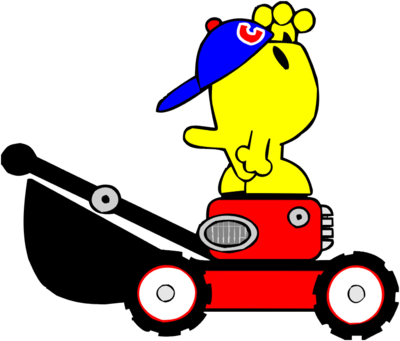 Christian Fish On Lawn Mower - Lawn Mower (400x341)