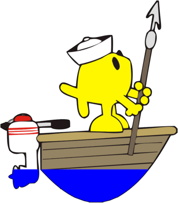 Christian Fish With Harpoon - Christian Fish With Harpoon (351x400)