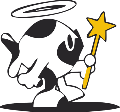 Cow Christian Fish - Cow Christian Fish (400x373)