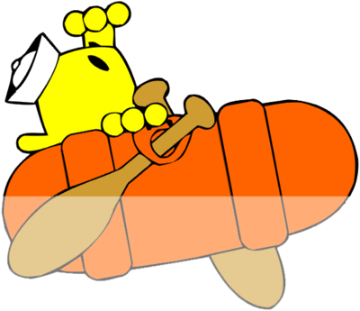 Christian Fish On Raft - Christian Fish On Raft (400x345)