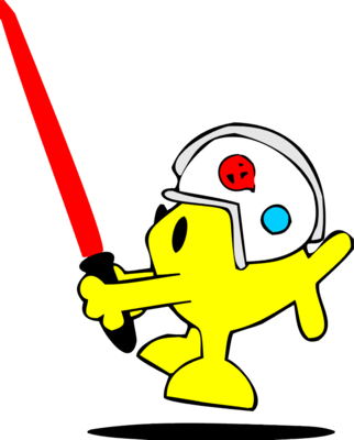 Jedi Christian Fish - Jedi Fish (322x400)