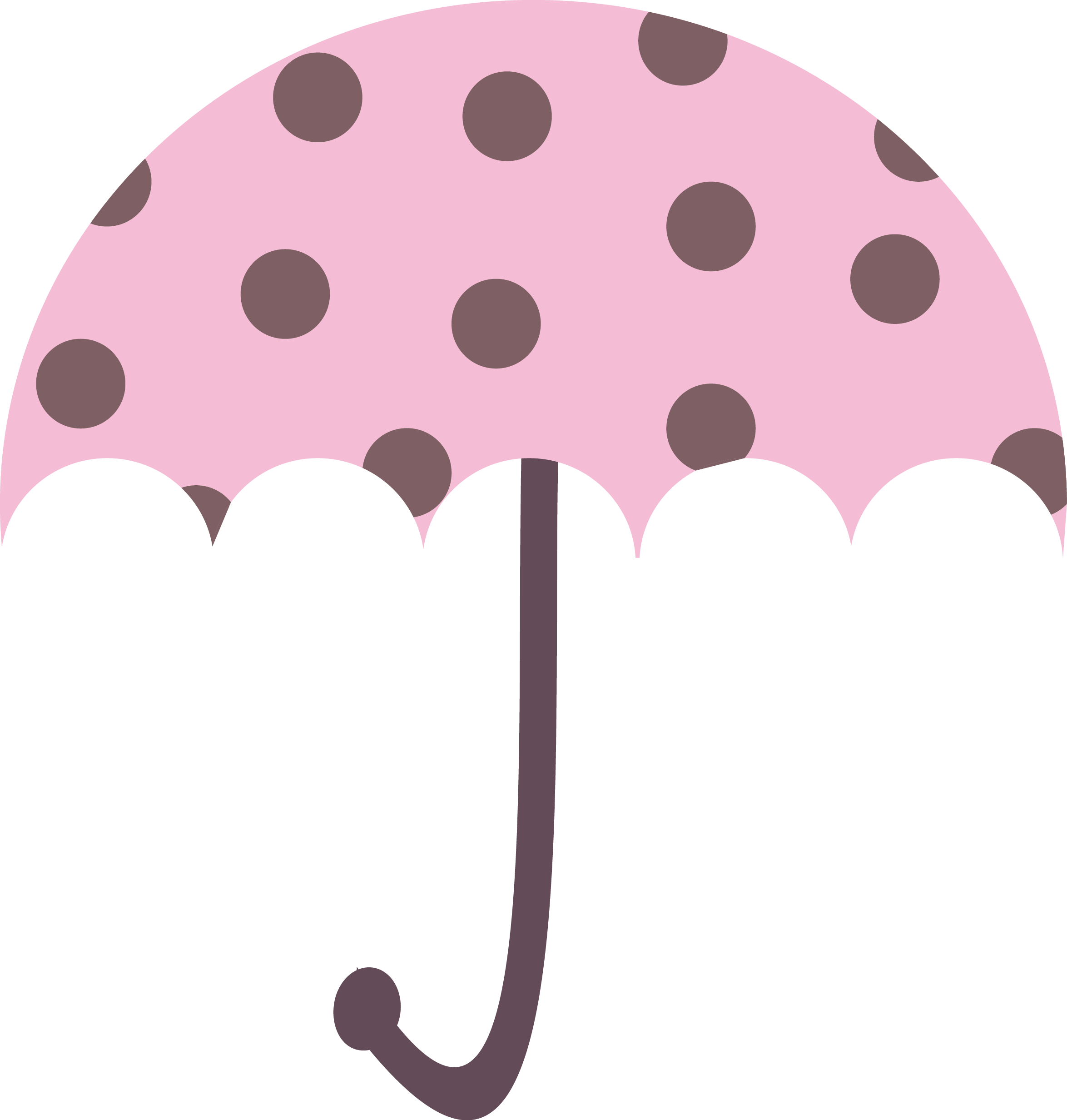 19 - Cartoon Pictures Of Pink Umbrella (2349x2465)
