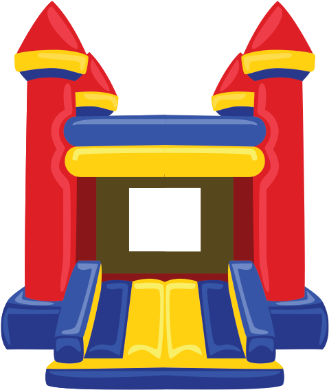 Outpatient Wing Grand Opening - Bounce House Clip Art Png (600x600)