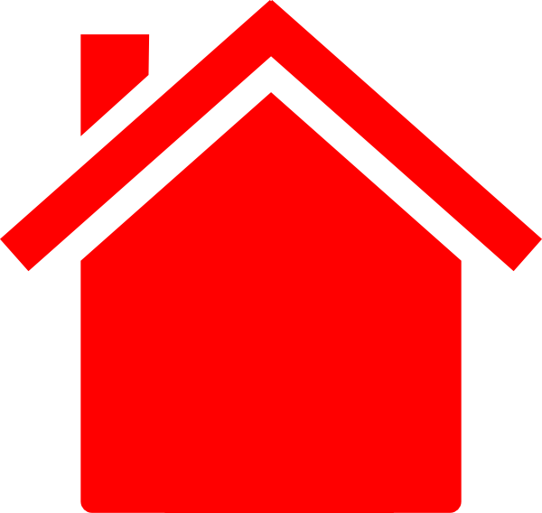 Red House Clipart (600x568)