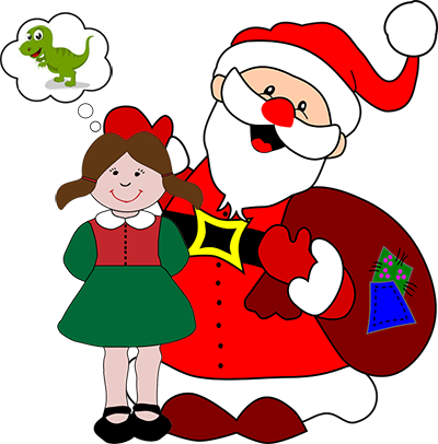 A Christmas Poem For Santa - Santa Clouse Paper Craft (400x406)