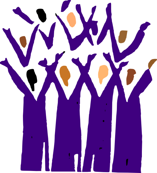 Gospel Choir Clip Art - Choir (540x595)