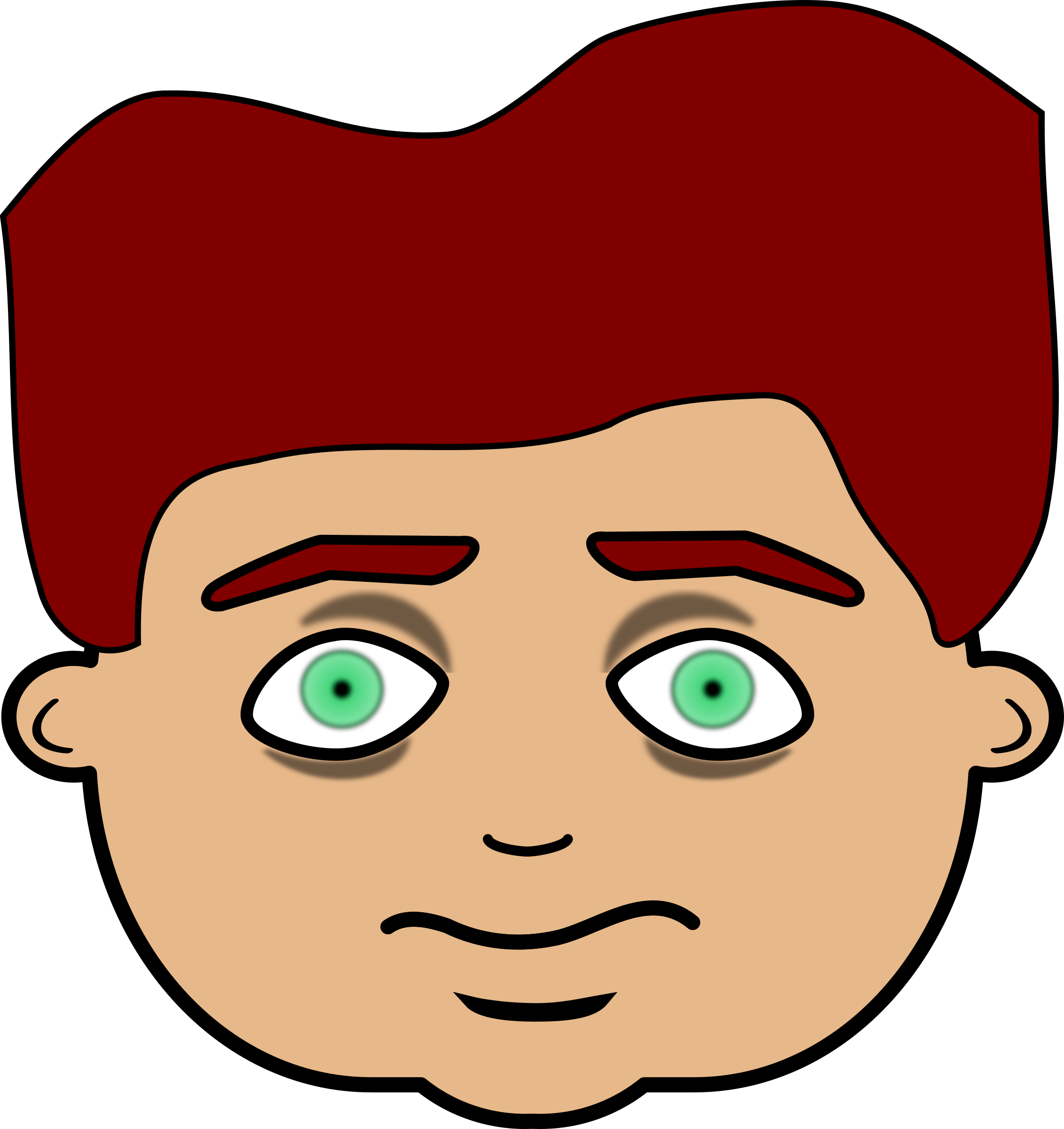 Clipart - Ugly Kid Clipart (2261x2400)