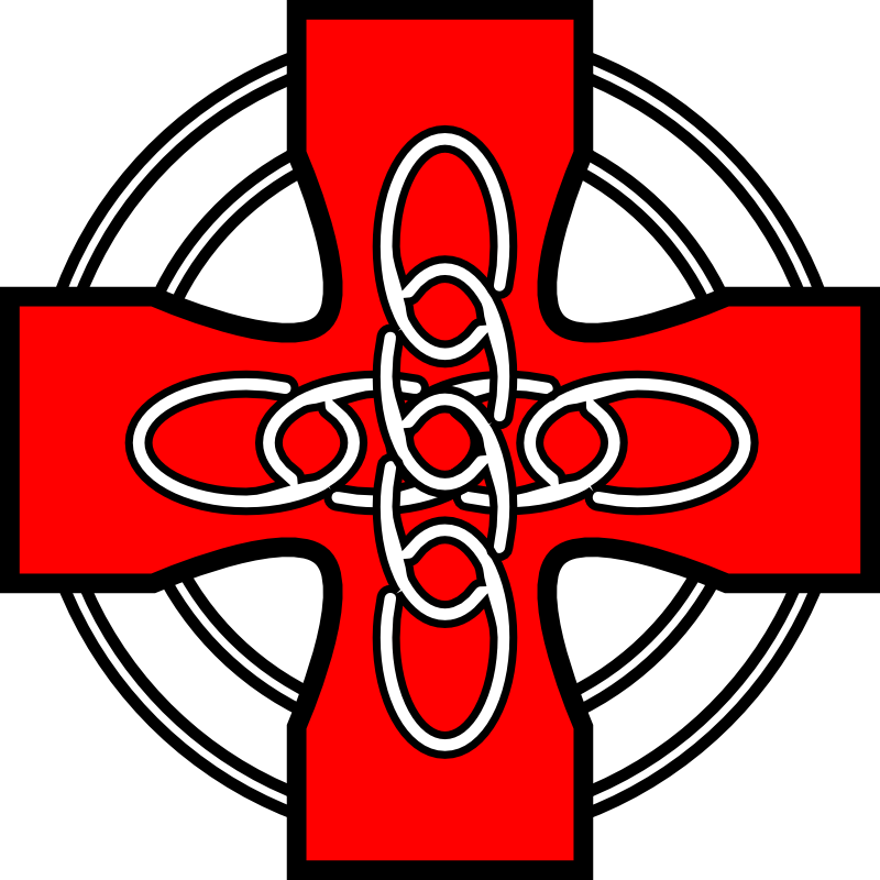 Simple Celtic Cross Clip Art - Celtic Cross (2400x2400)