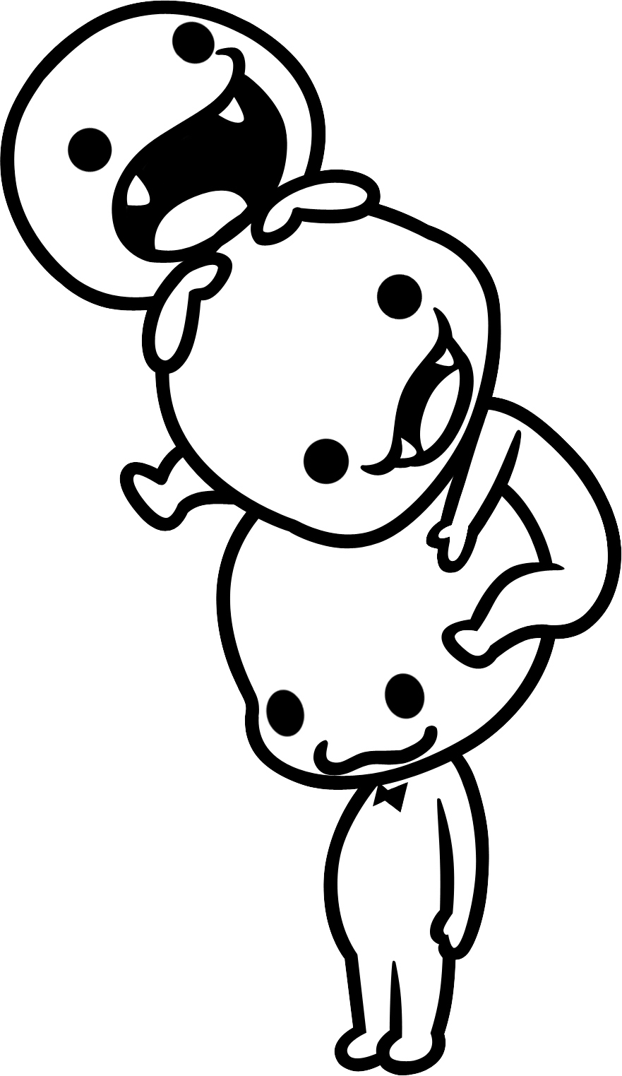The Chorus Kids - Rhythm Heaven Choir Boy (881x1523)