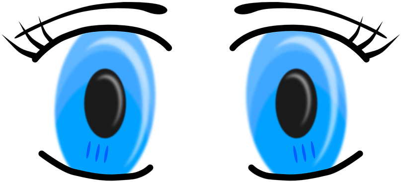 Blue Eyes Clipart Female - Eyes Clip Art (960x480)
