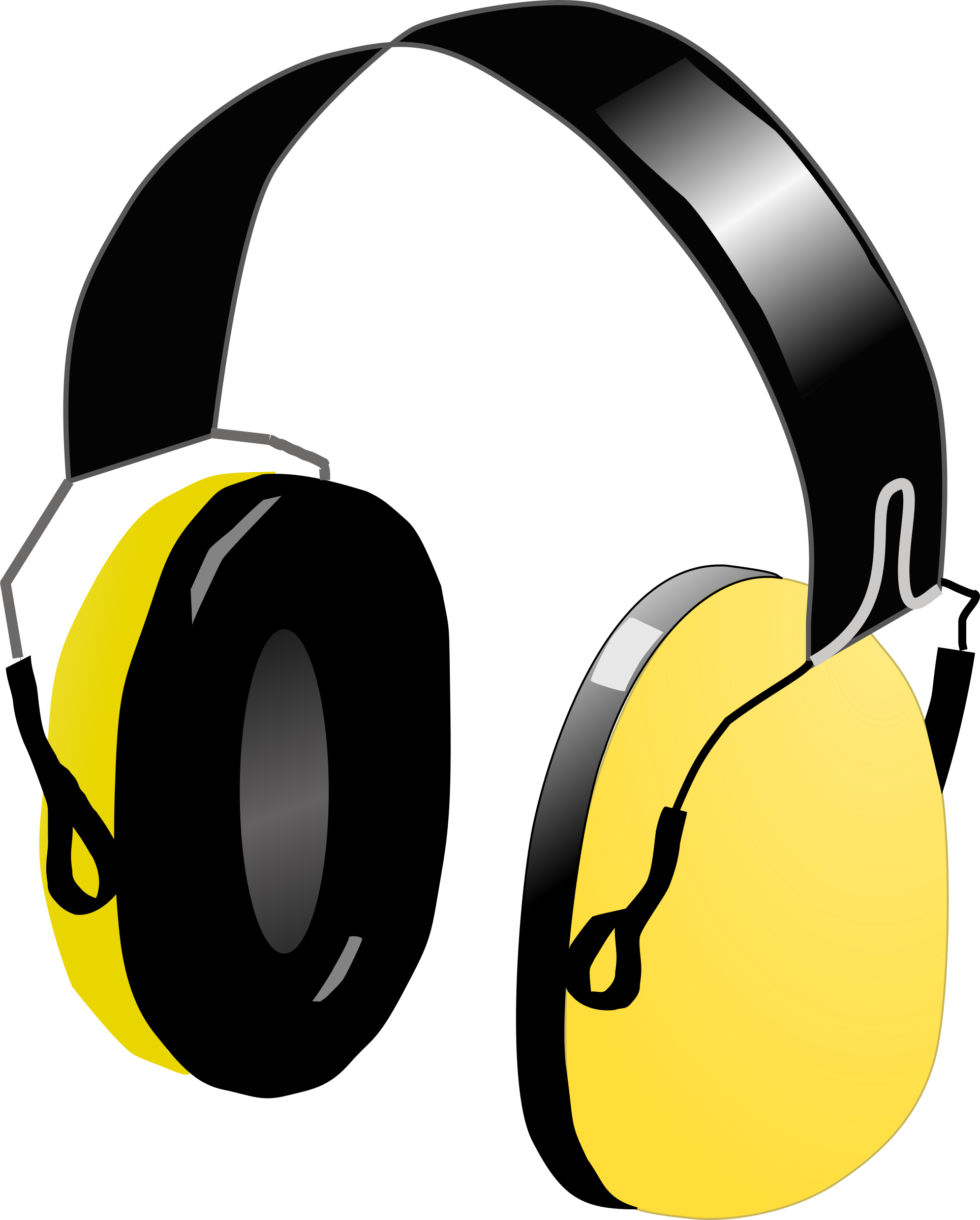Listening Center Clipart - Headphones Clip Art (1928x2400)