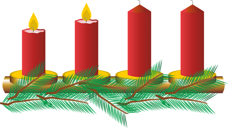 Advent Second Advent Christmas Christmas Jewelry - 3rd Advent Candle Clipart (960x542)