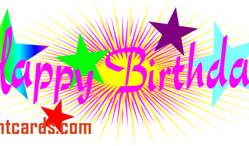 Download By Size - Happy Birthday Clip Art (1024x600)